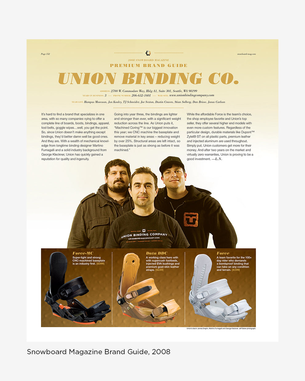 bindings union